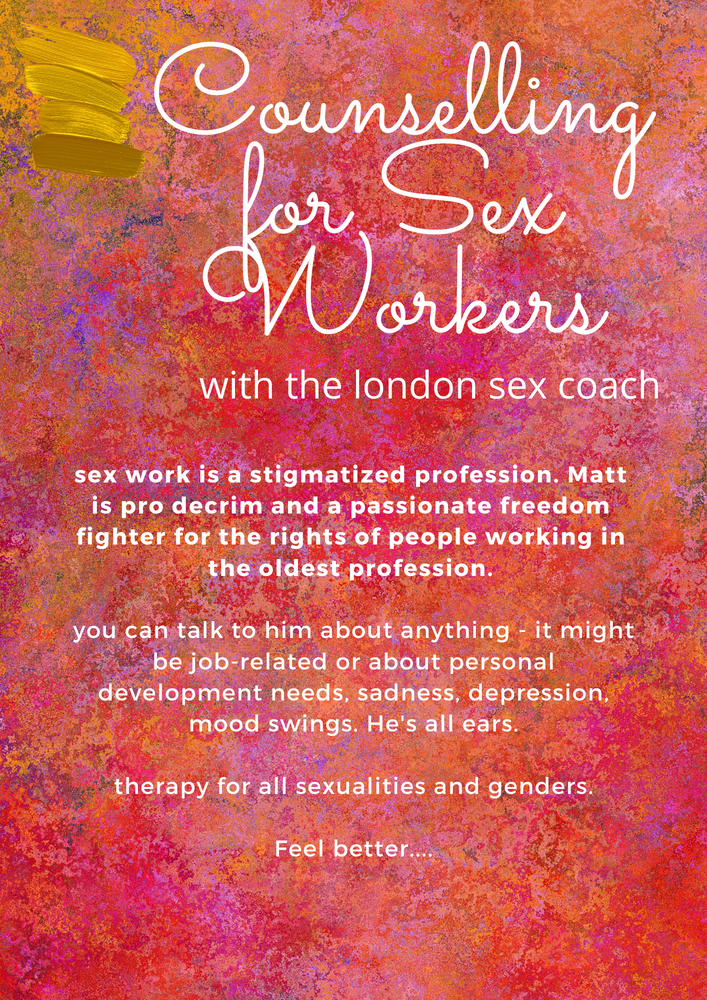 Infographic saying counselling for all genders of sex workers